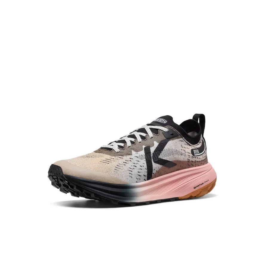 Men's Seek Trail Running Shoe  |  Black/Sunset Sand Ankle Lock