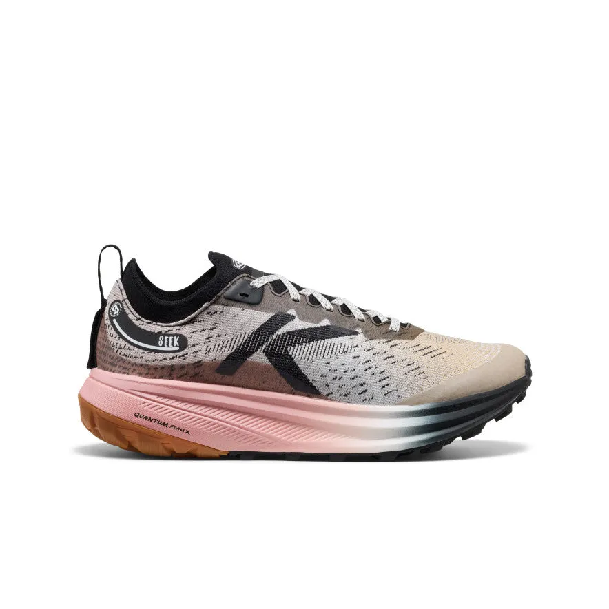 Men's Seek Trail Running Shoe  |  Black/Sunset Sand High Performance
