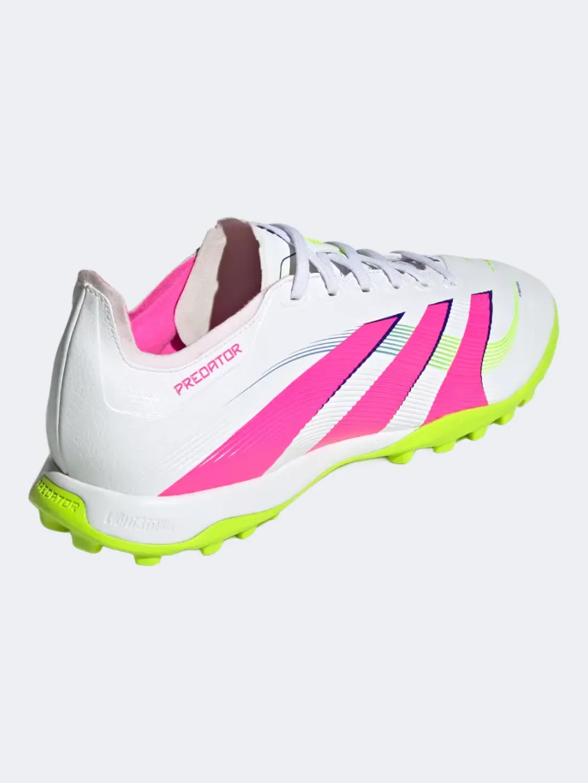 Trendy Shoes Adidas Predator League Tf Men Football Shoes White/Pink/Lemon
