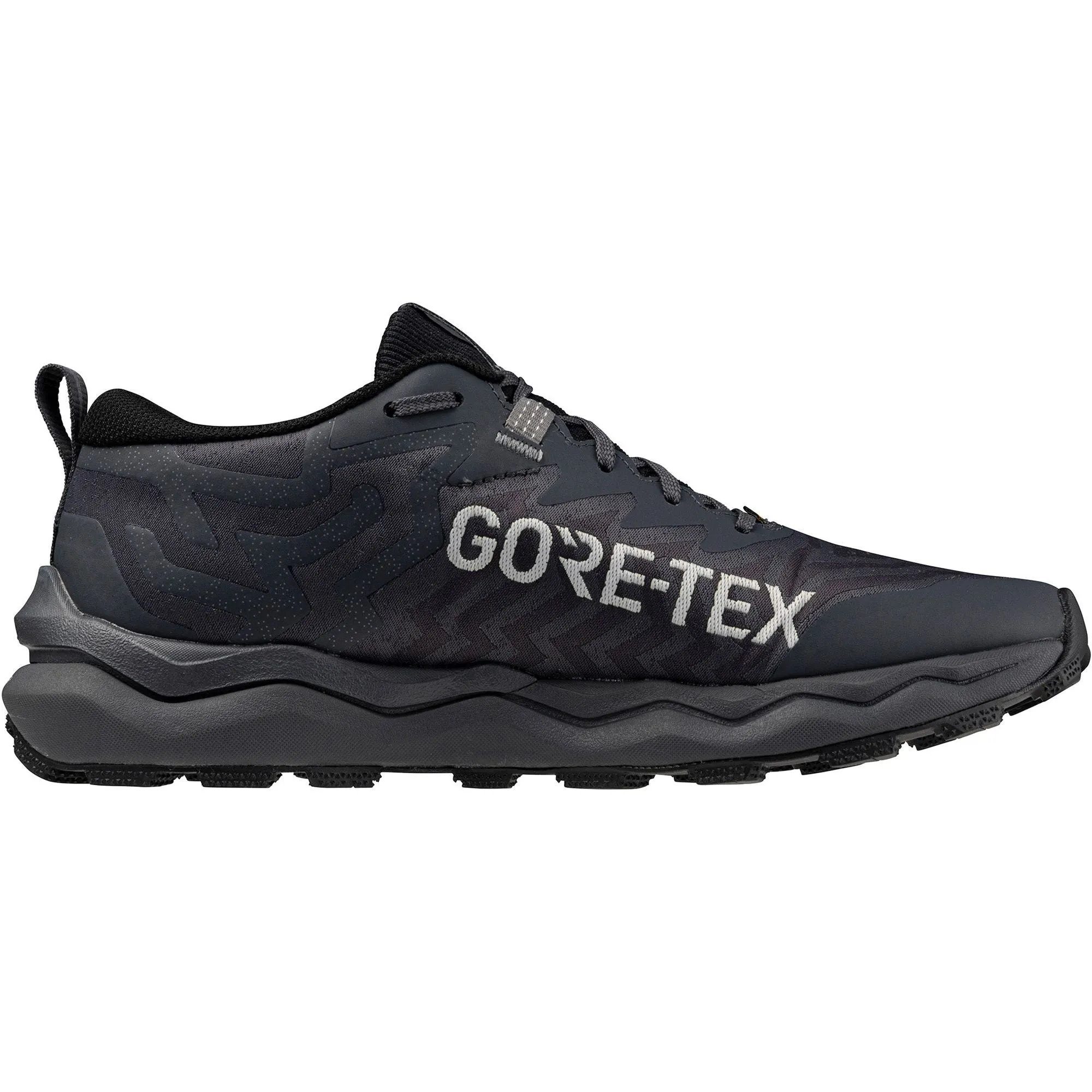 Cushioned Sole Mizuno Wave Daichi 8 GORE-TEX Womens Trail Running Shoes - Grey