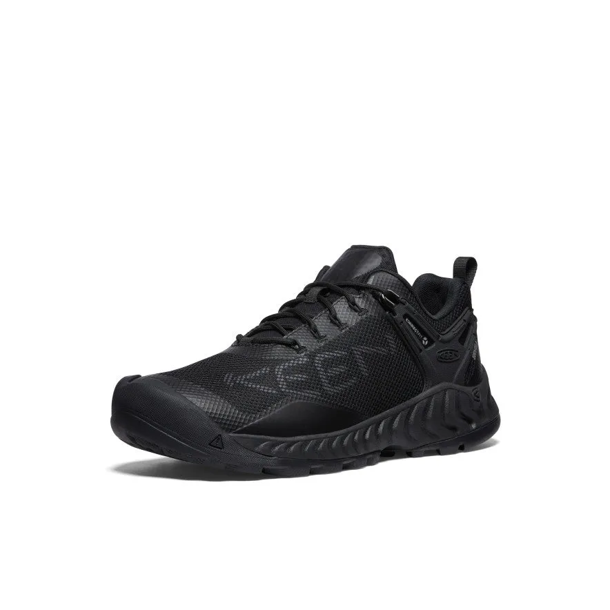 Men's NXIS EVO Waterproof Shoe  |  Triple Black Crafted for daily sessions and active lifestyles
