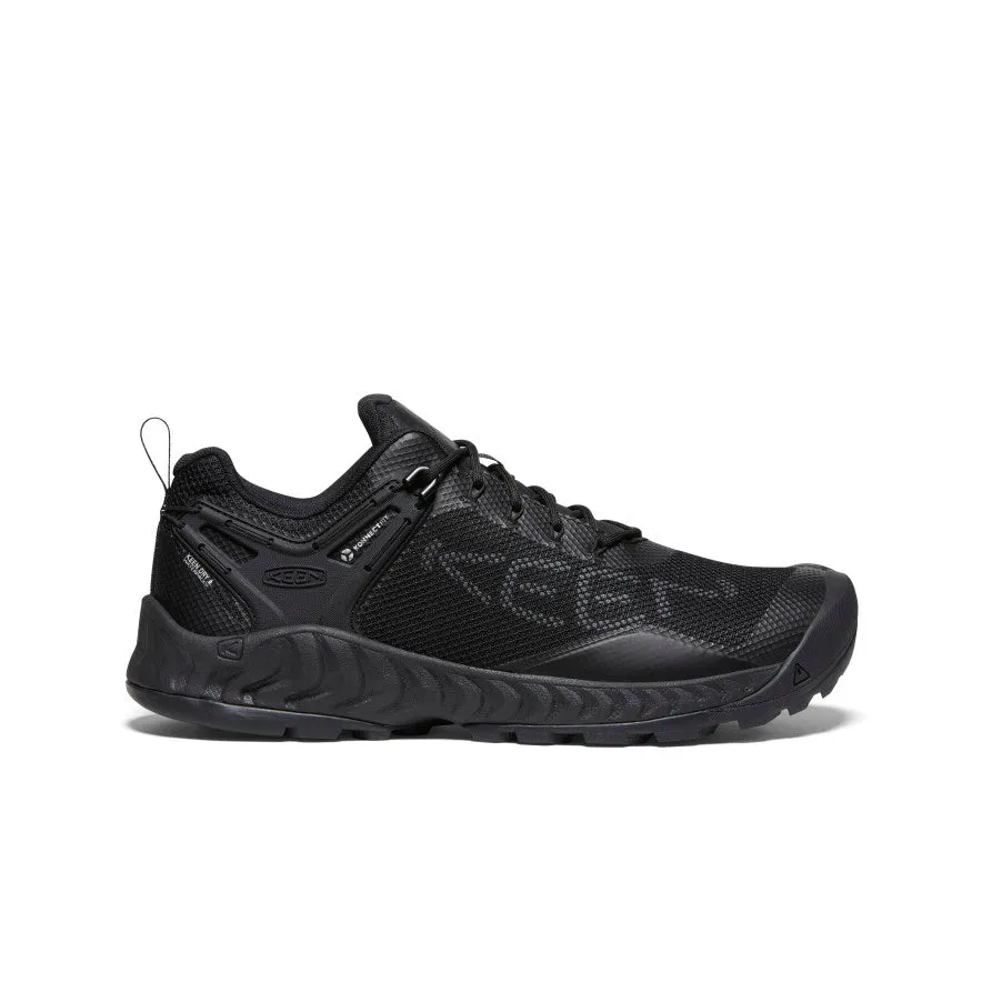 Men's NXIS EVO Waterproof Shoe  |  Triple Black Sport Mode Ankle Stability