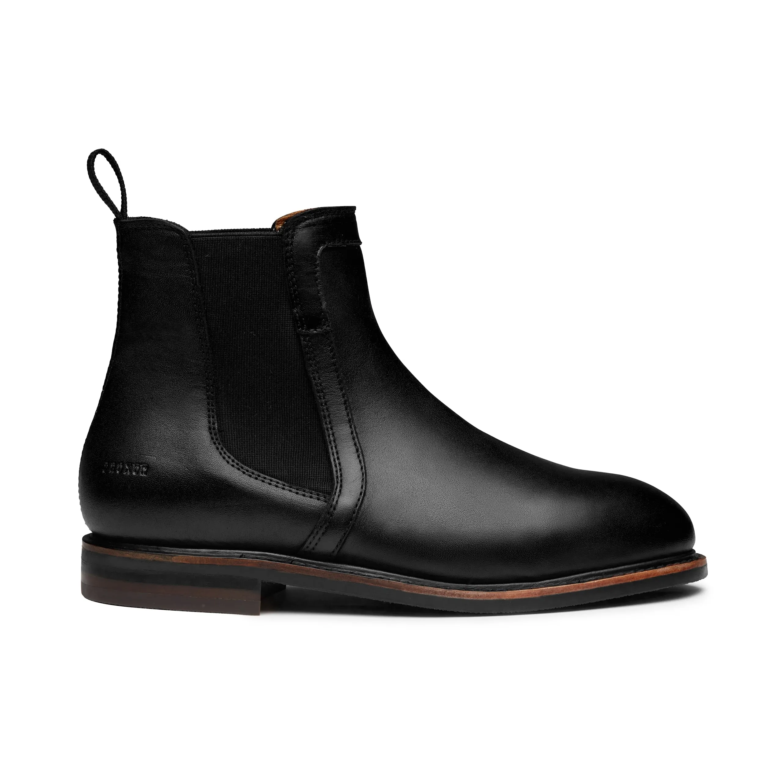 Business Meeting Professional Step WOMEN STEEL TOE CHELSEA BOOT ICON BLACK