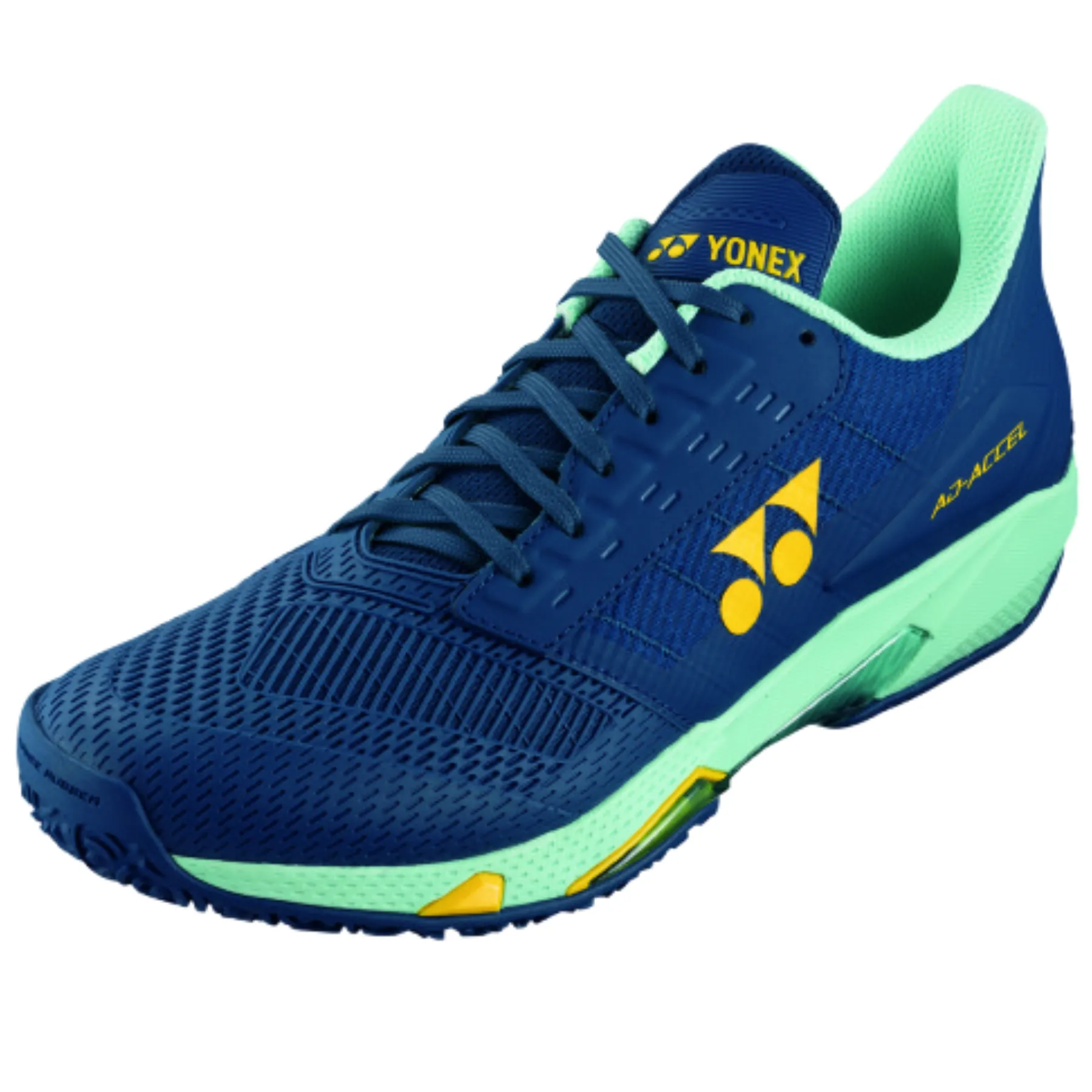 Yonex 2025 AD-ACCEL Mens Clay Court Tennis Shoes - Teal Blue Mobility Gear
