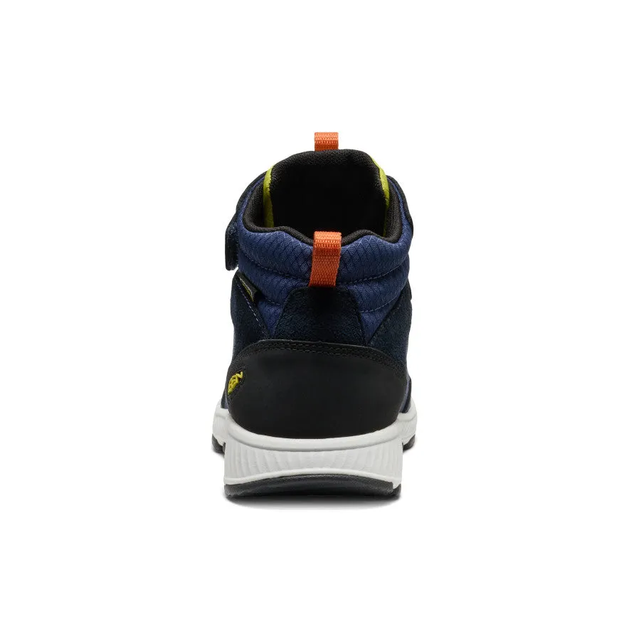 Lightweight Build Big Kids' Skua Waterproof Boot  |  Naval Academy/Rogue Green