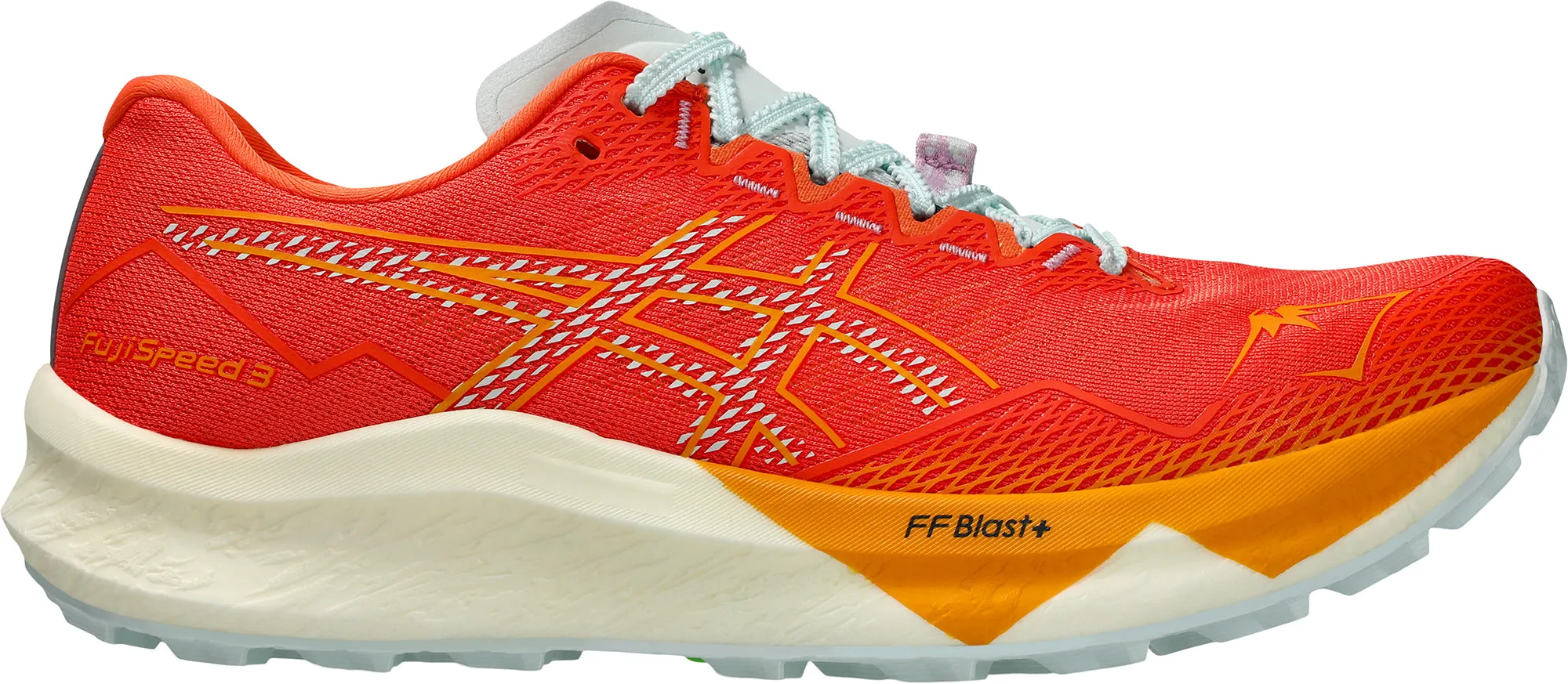 Move Freely Asics FujiSpeed 3 Mens Trail Running Shoes - Red