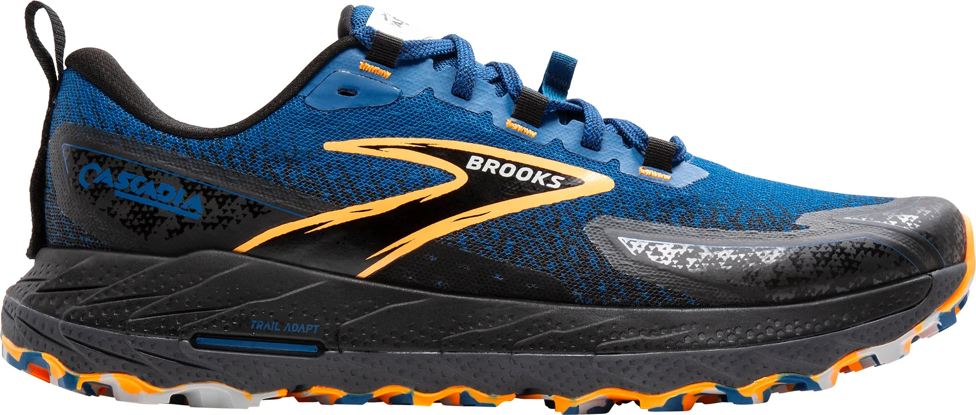 Daily Wear Athletic Build Brooks Cascadia 18 Mens Trail Running Shoes - Blue
