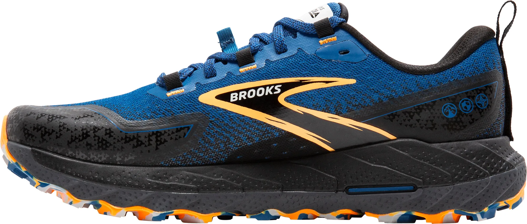 Quick Action Brooks Cascadia 18 Mens Trail Running Shoes - Blue