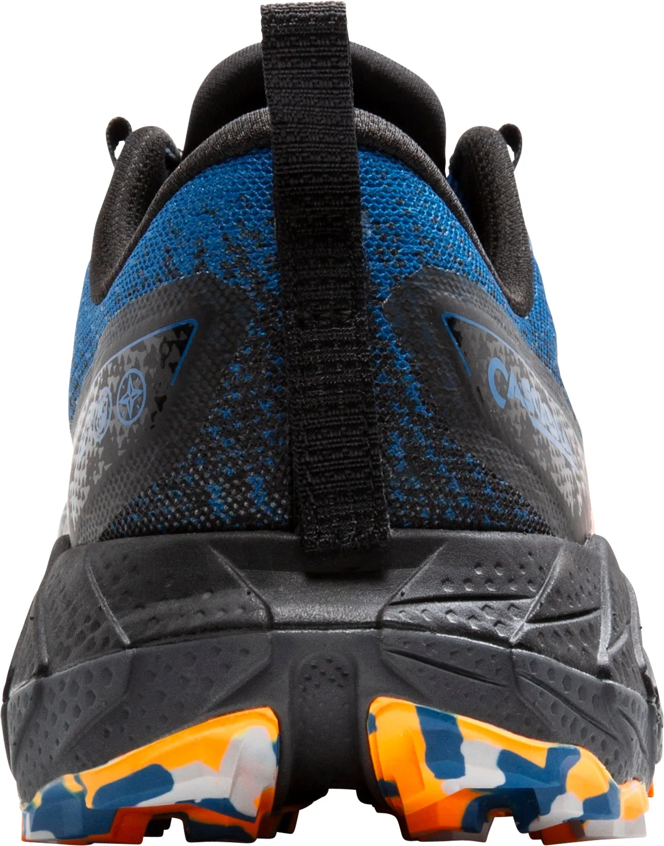 Flexible toe area supports balance and push-off Brooks Cascadia 18 Mens Trail Running Shoes - Blue