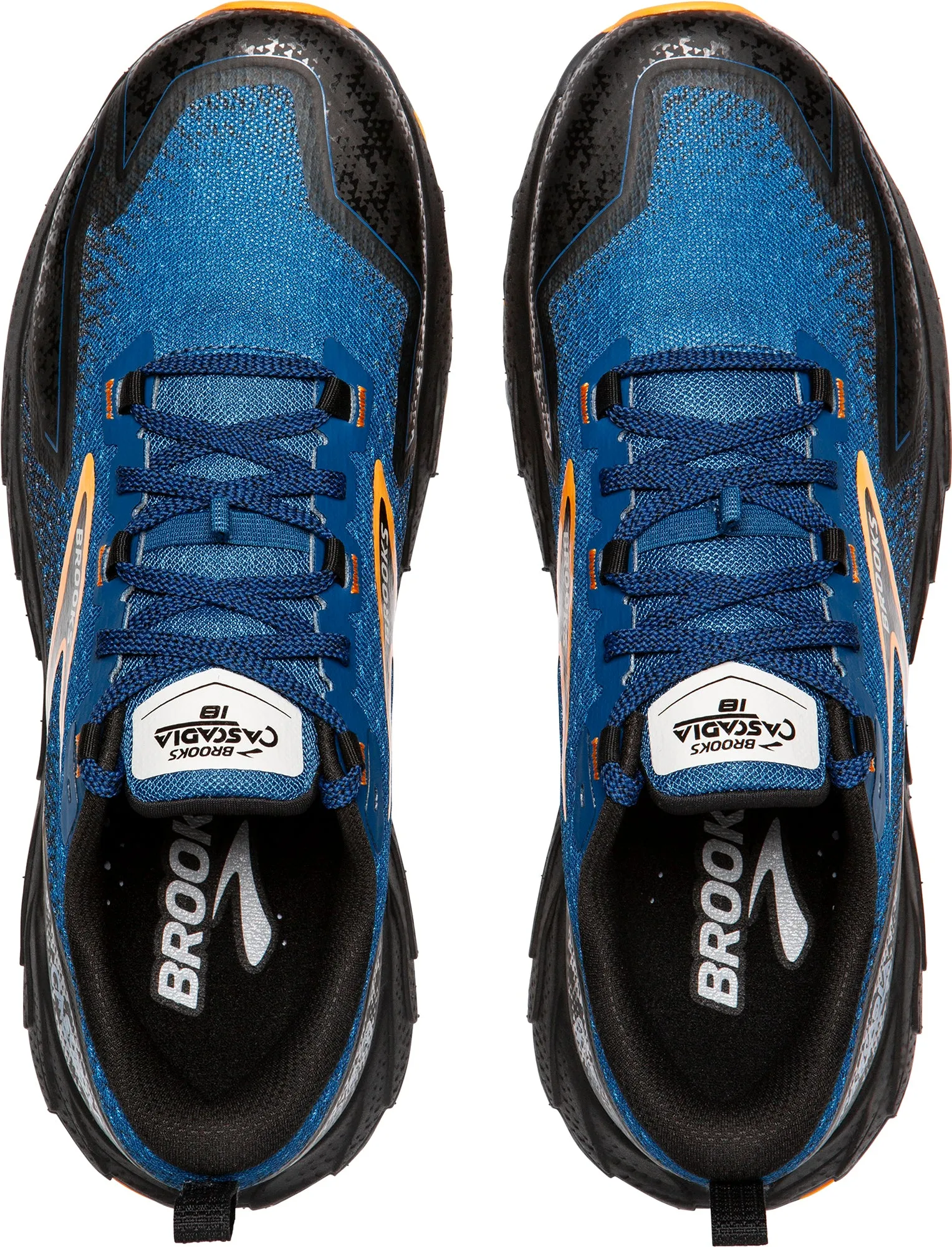 fitness gear Brooks Cascadia 18 Mens Trail Running Shoes - Blue