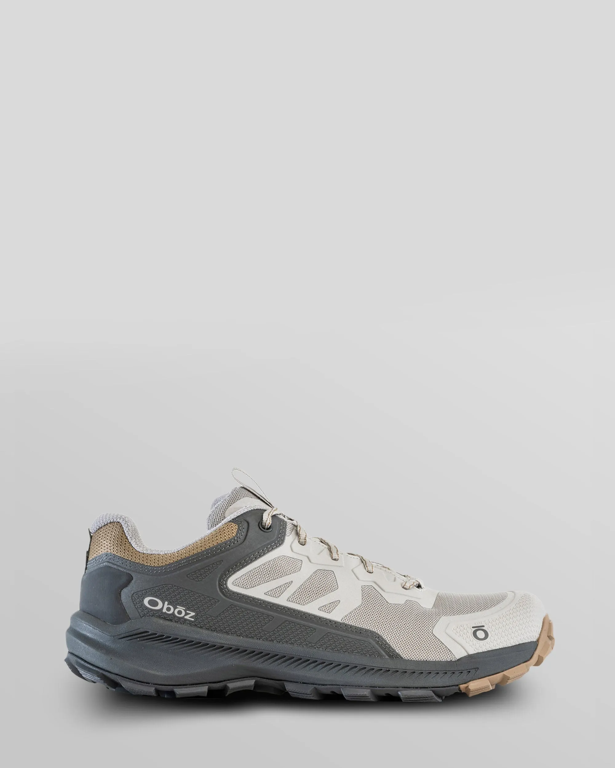 Performance Boost Leg Control Men's Oboz Katabatic Low Hiking Shoes - Drizzle