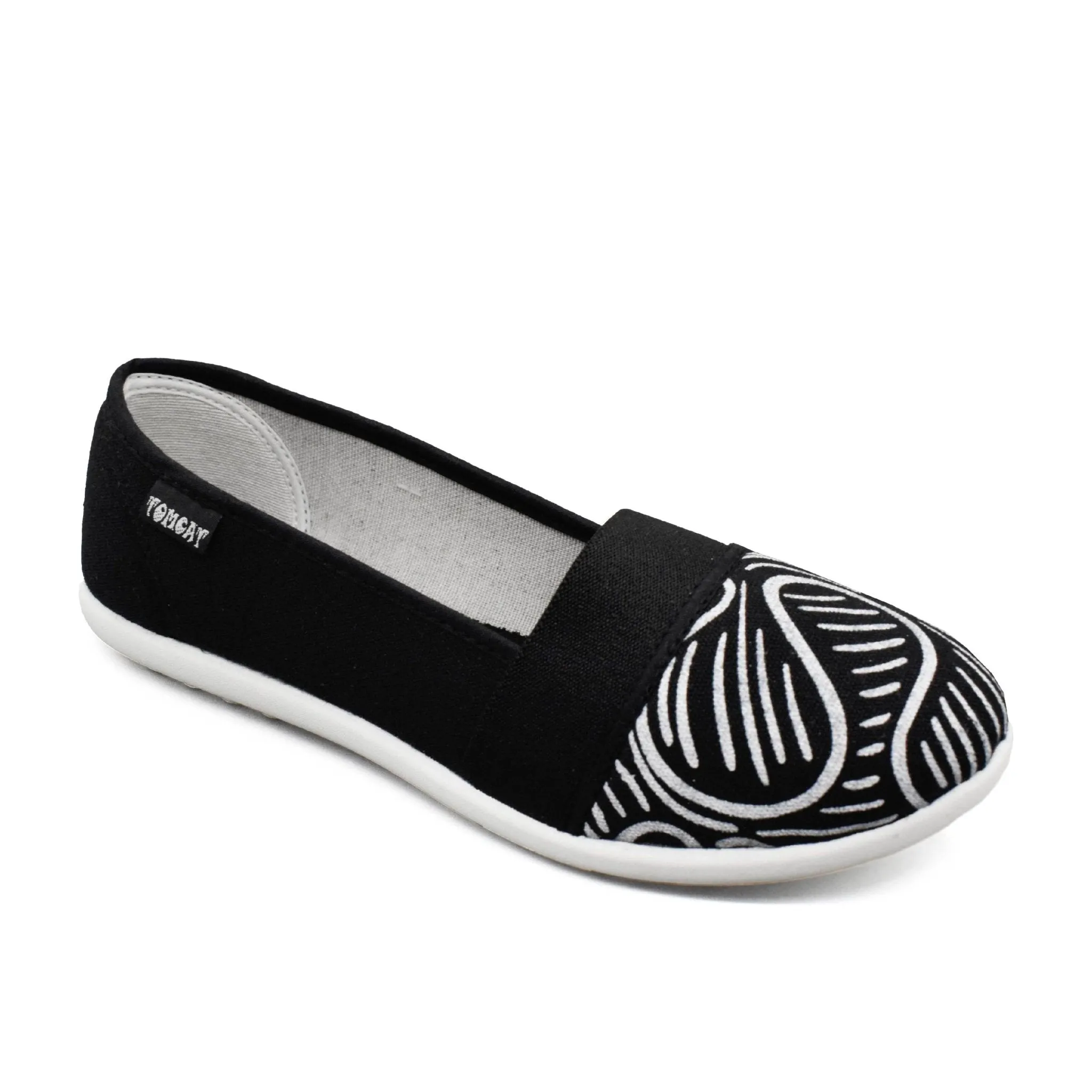 Tomcat Ivy Twist Canvas Shoes - Black Mid Top Swing Hike