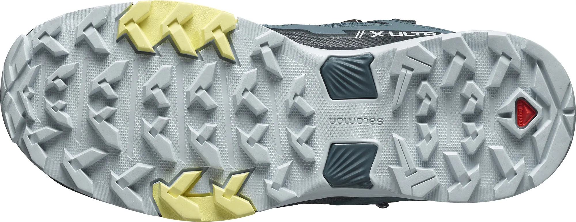 Foot Stability System Salomon X Ultra 4 Mid GORE-TEX Womens Walking Boots - Blue