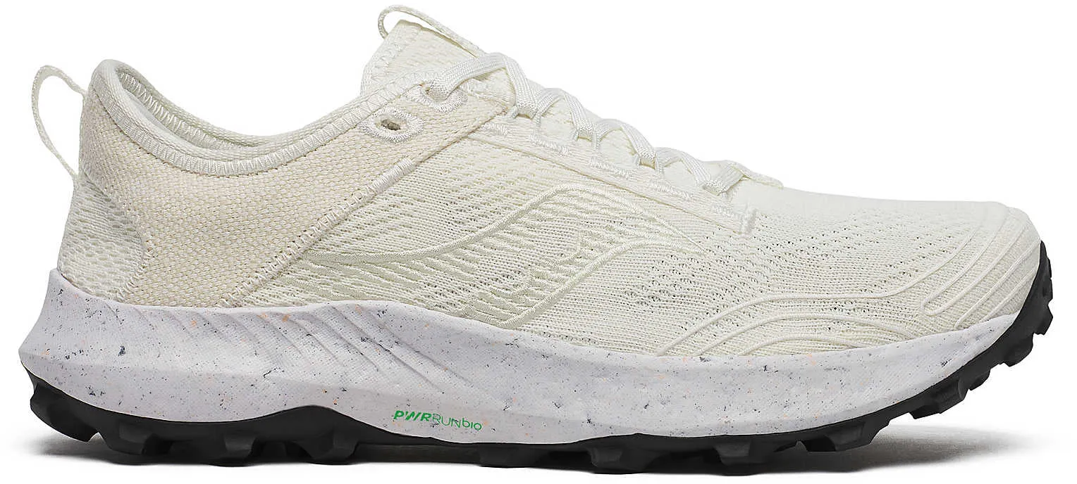 Sole Cushion Seamless Saucony Peregrine RFG Mens Trail Running Shoes - White