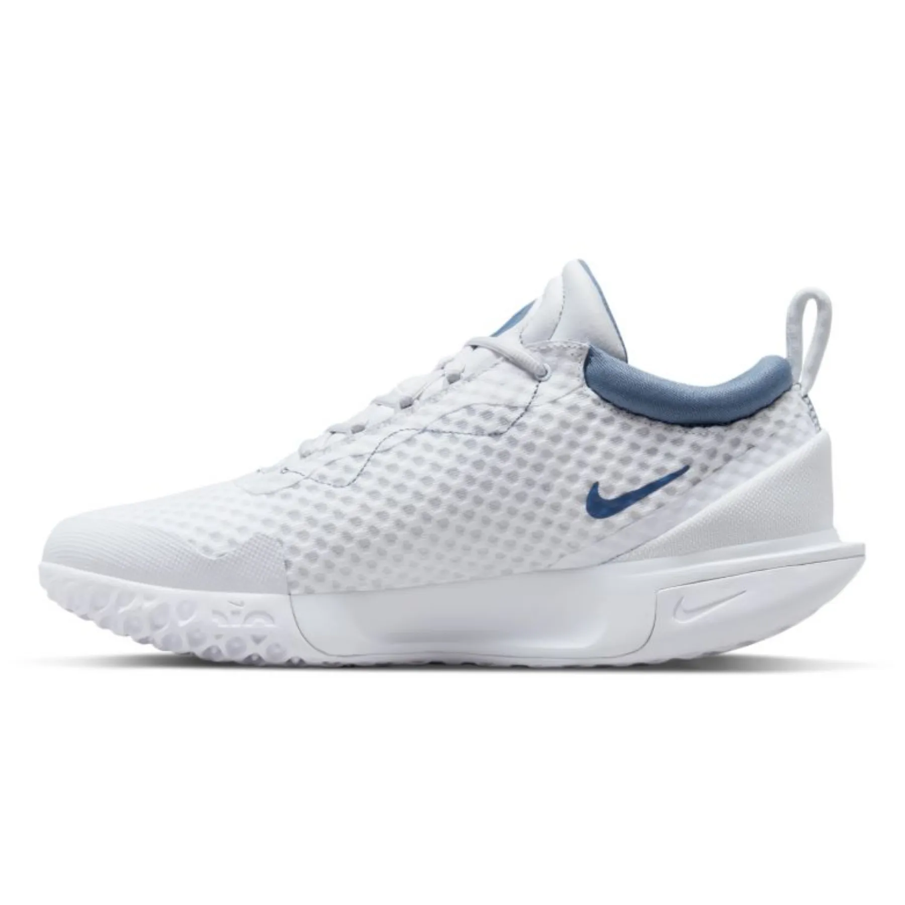 Nike  Court Zoom Pro Men Hard Court Tennis Shoes -White Mystic Navy-Ashen Slate-Grey Fog fitness enthusiasts Outdoor