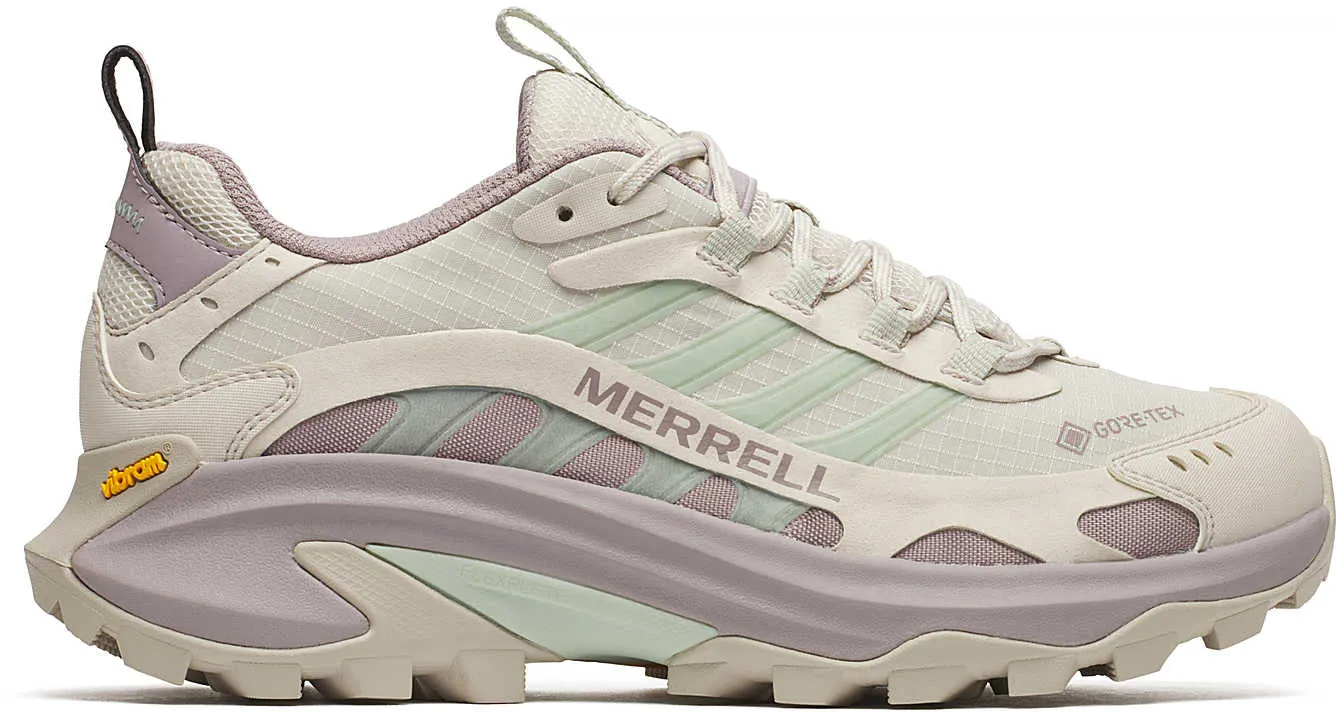 Mud Resistance Merrell Moab Speed 2 GORE-TEX Womens Walking Shoes - Cream