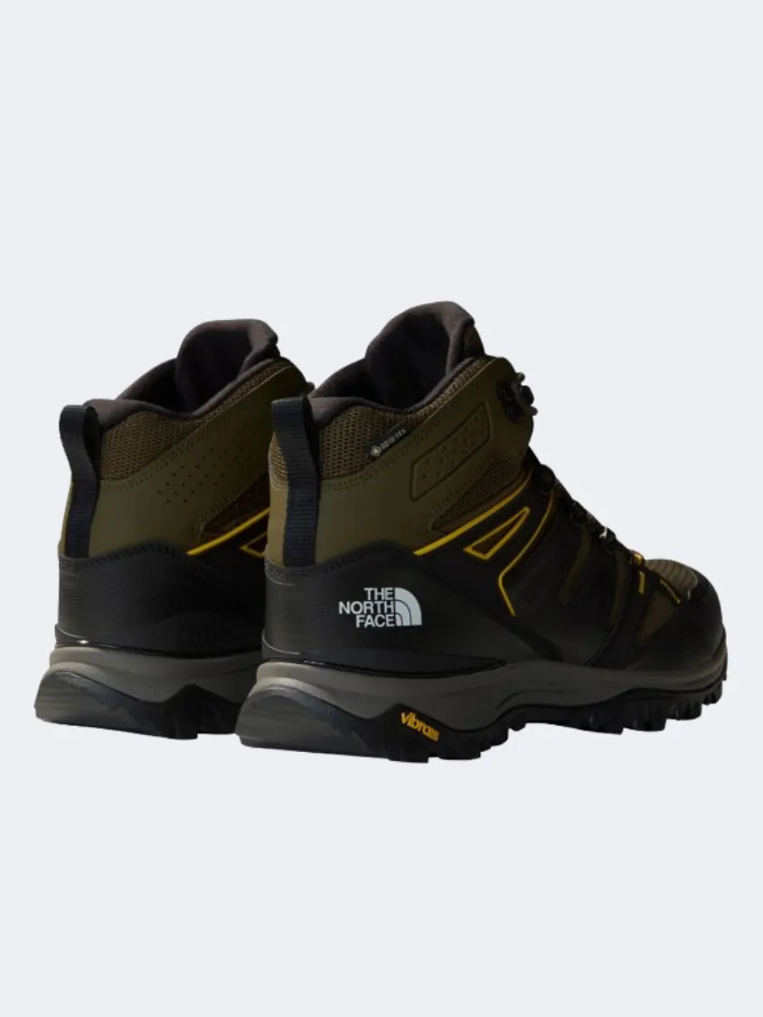 Rocky Ground The North Face Hedgehog Goretex Men Hiking Boots Taupe Green/Black