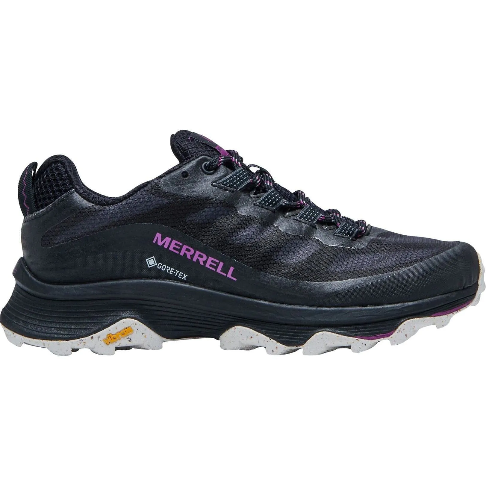 Merrell Moab Speed GORE-TEX Womens Walking Shoes - Black Grip Control Multi Terrain