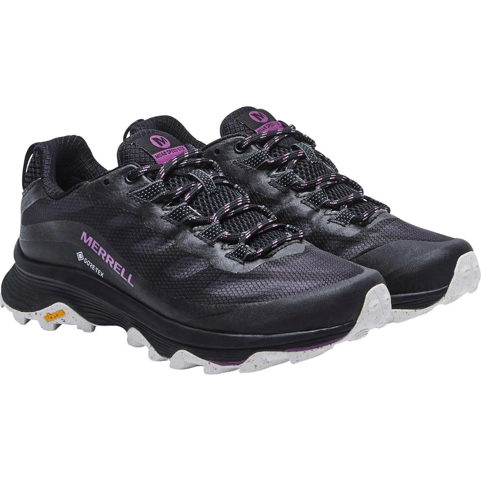 Merrell Moab Speed GORE-TEX Womens Walking Shoes - Black High Quality Easy Break-In