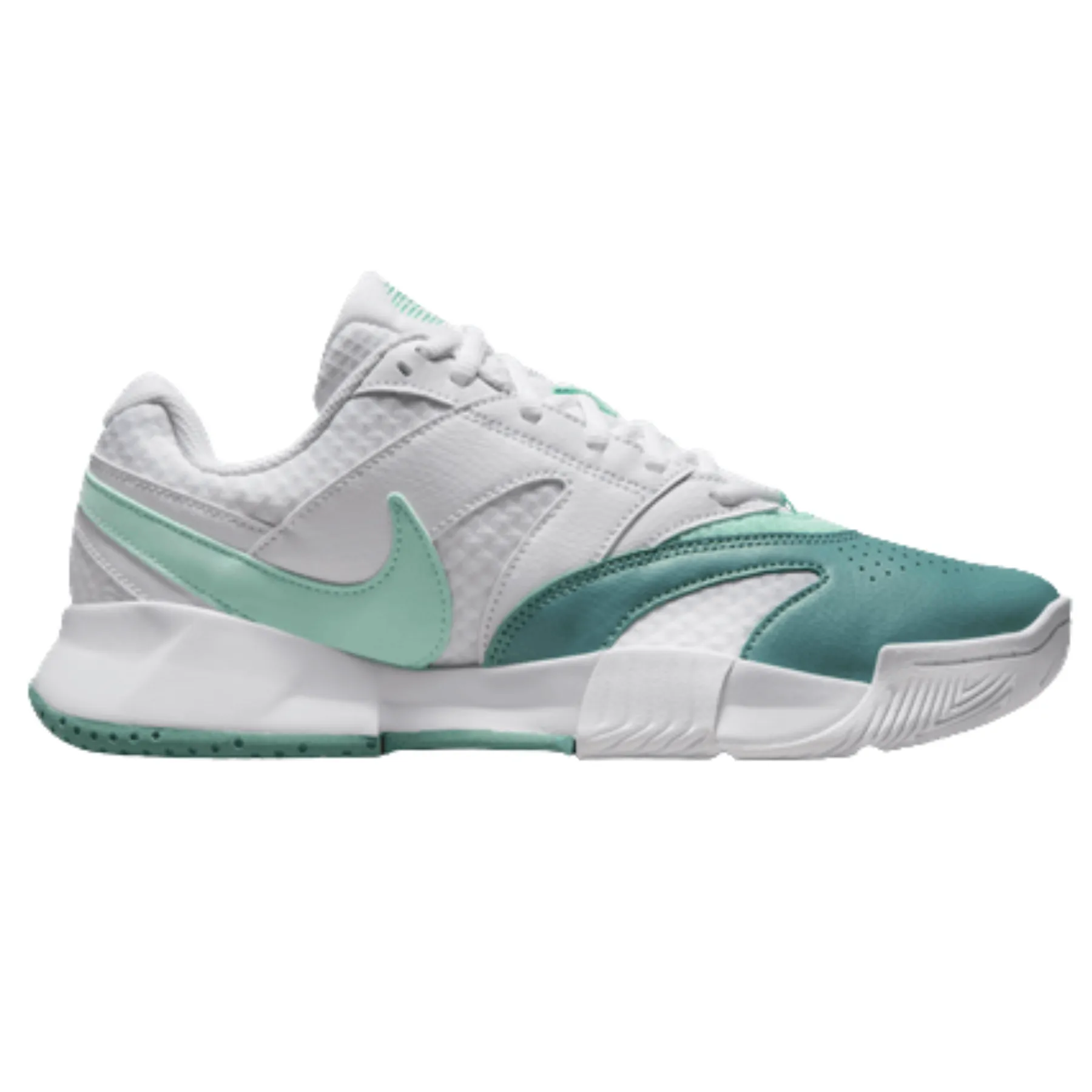 Lightweight Nike Court Lite 4 Women's Tennis Shoes - White/Mint Foam-Cannon