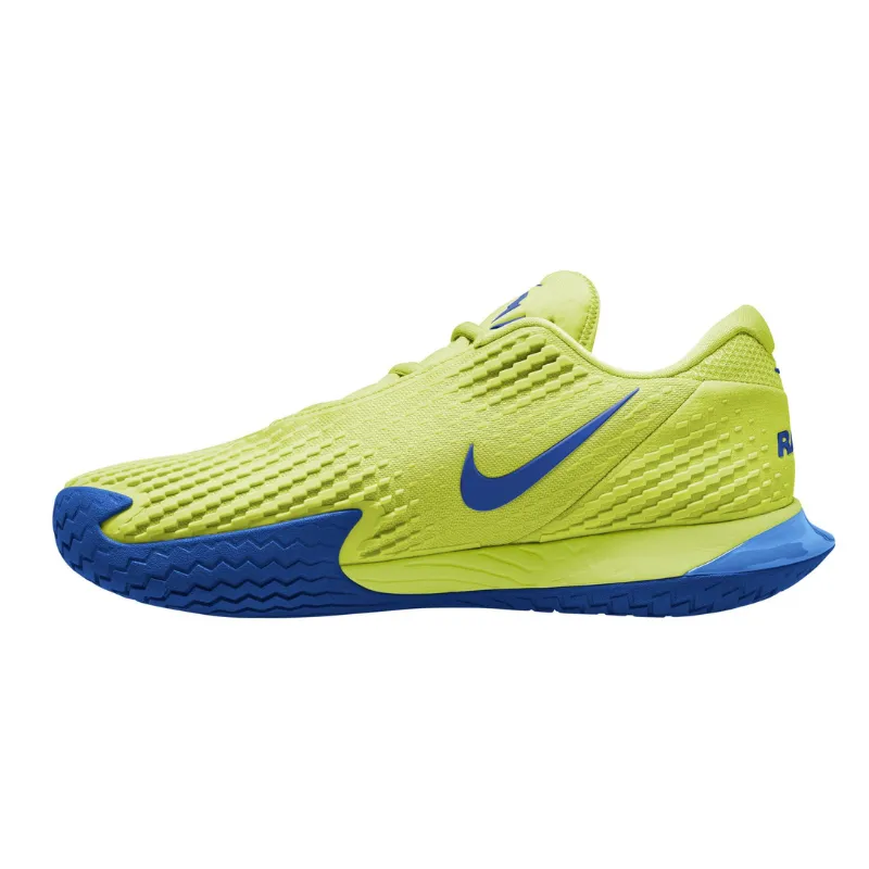 Nike Court Zoom Vapor Cage 4 Rafa Lt Lemon Twist/Game Royal-Lt Photo Blue Men Hard Court Tennis Shoes - Urban Walk Motion control