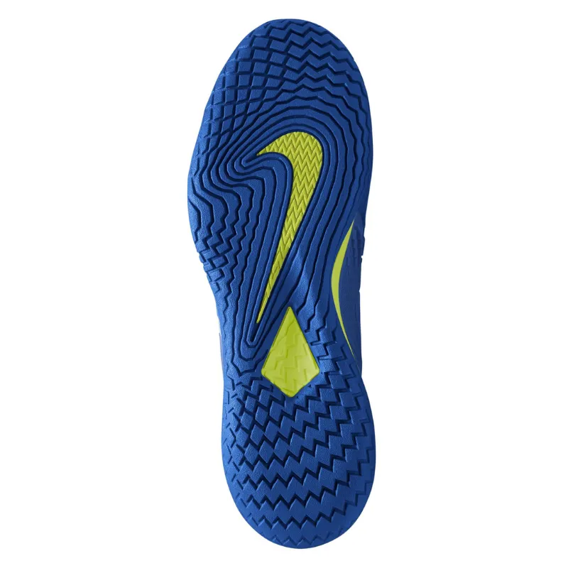 Non Marking Nike Court Zoom Vapor Cage 4 Rafa Lt Lemon Twist/Game Royal-Lt Photo Blue Men Hard Court Tennis Shoes -