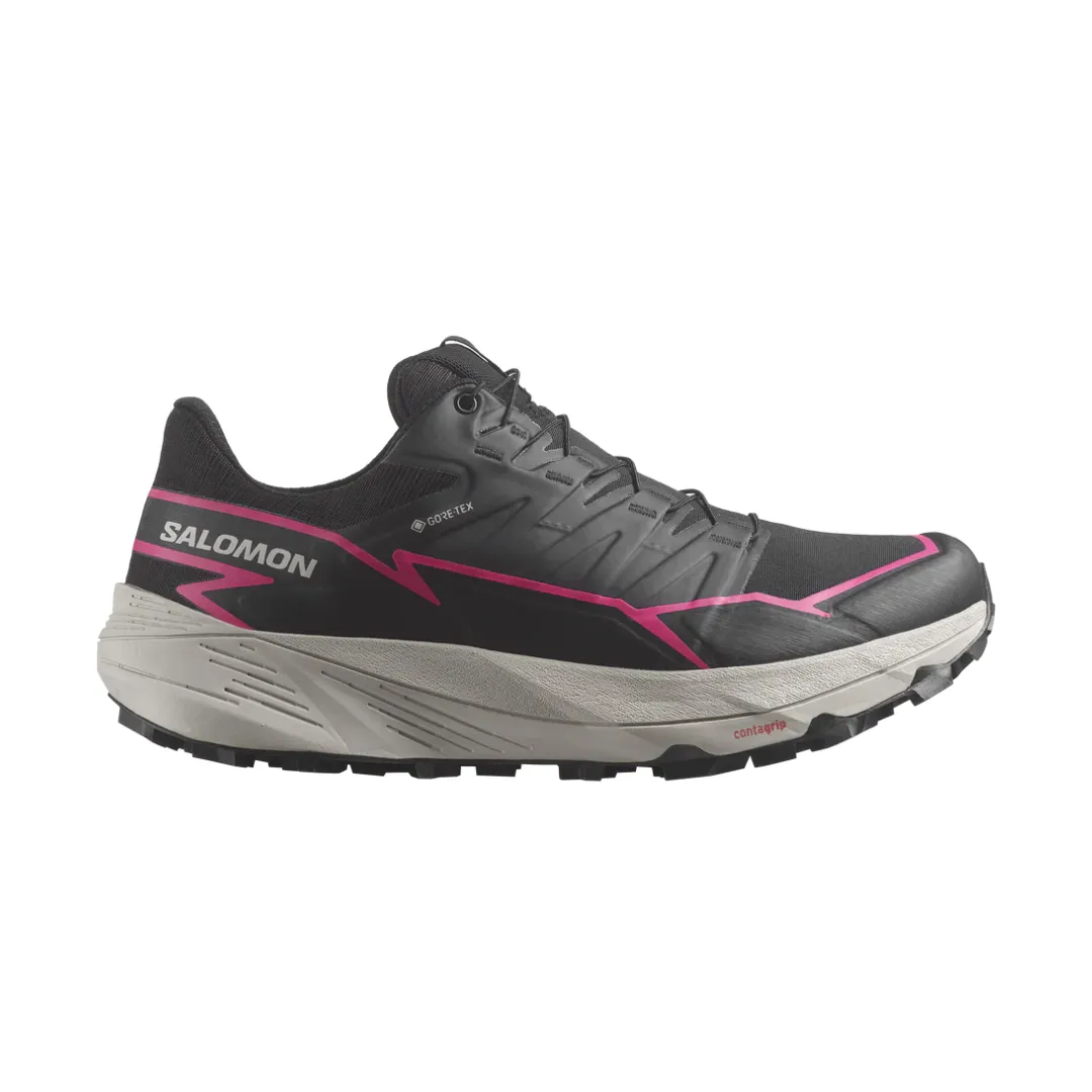 Salomon Women's Thundercross GTX Trail Running Shoes Stability zone in sole assists in maintaining form Tight Grip