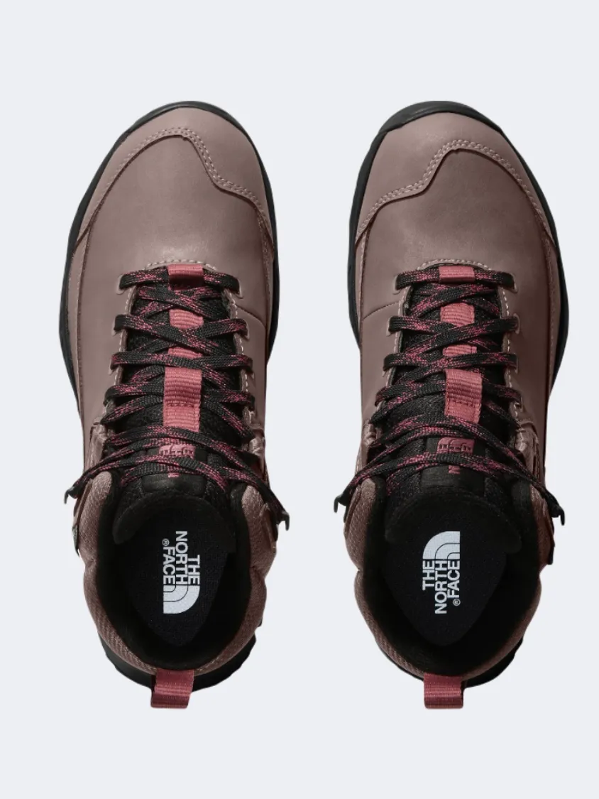 The North Face Storm Strike Iii Waterproof Women Hiking Boots Deep Taupe/Black Winter Trail