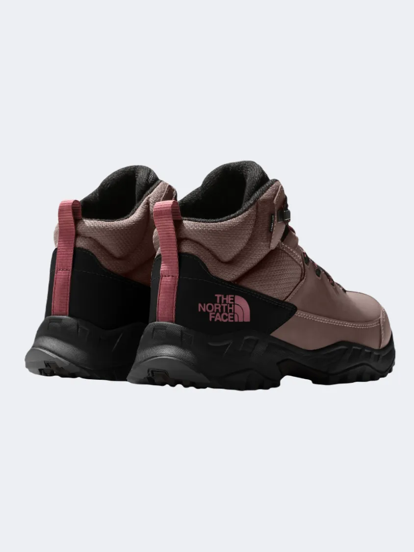 Soft Padding The North Face Storm Strike Iii Waterproof Women Hiking Boots Deep Taupe/Black