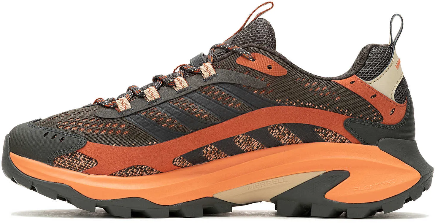 Durable Performance Merrell Moab Speed 2 WIDE FIT Mens Walking Shoes - Grey