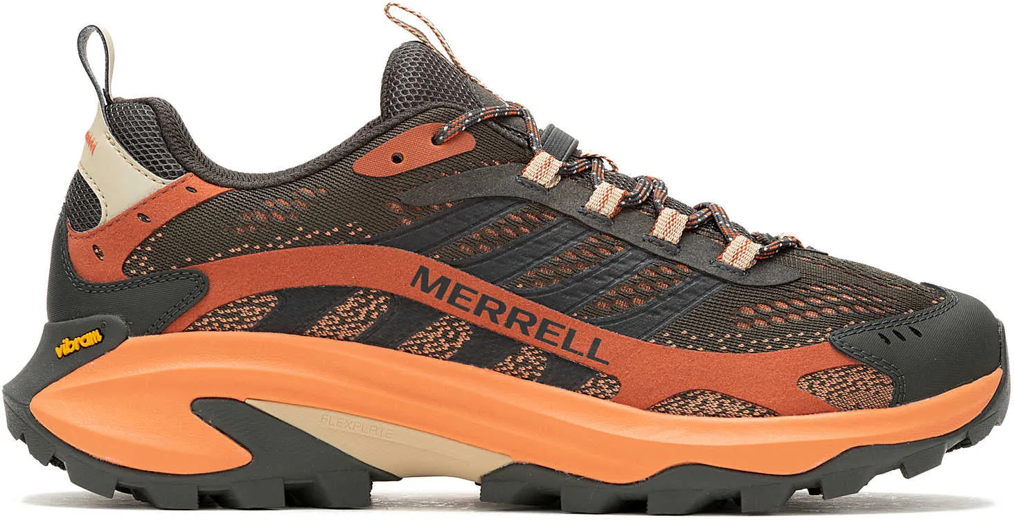 Water-Resistant Protection Outdoor Adventure Support Merrell Moab Speed 2 WIDE FIT Mens Walking Shoes - Grey