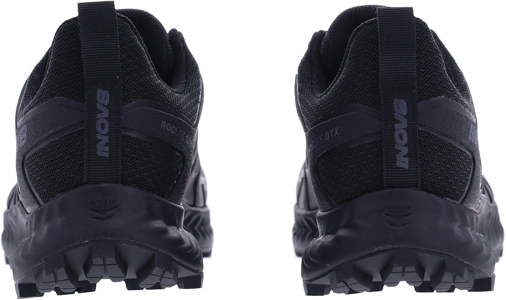 Cold Proof Supportive Construction Inov8 Roclite GORE-TEX WIDE FIT Womens Walking Shoes - Black