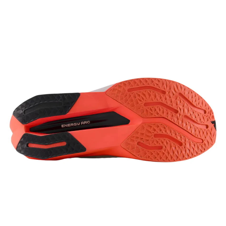 trendy running wear Outstanding support New Balance Men's Fuelcell Supercomp Trainer v3 Running Shoes in Urgent Red/Sea Salt/Black AW25