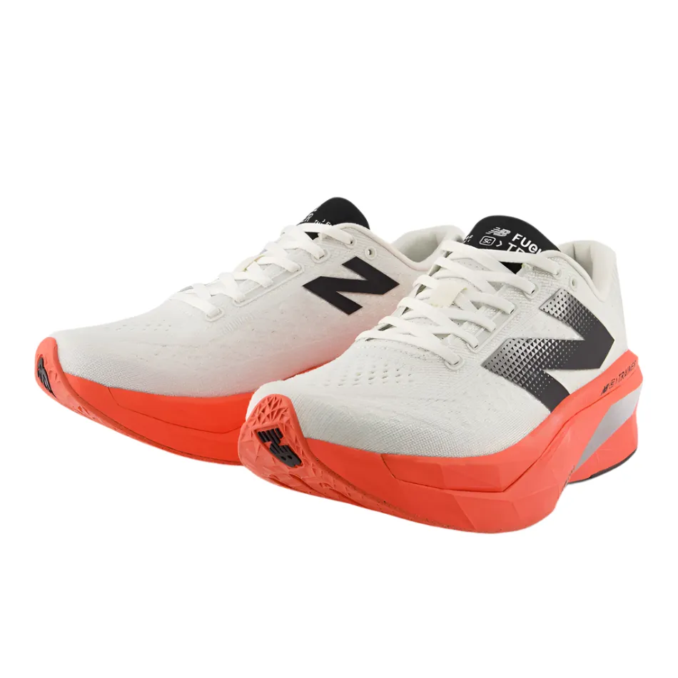 charm - decorated running wear reflective - details - safety shoes New Balance Men's Fuelcell Supercomp Trainer v3 Running Shoes in Urgent Red/Sea Salt/Black AW25