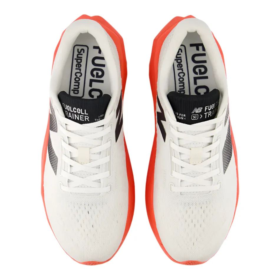 New Balance Men's Fuelcell Supercomp Trainer v3 Running Shoes in Urgent Red/Sea Salt/Black AW25 high - arched running shoes Male runner