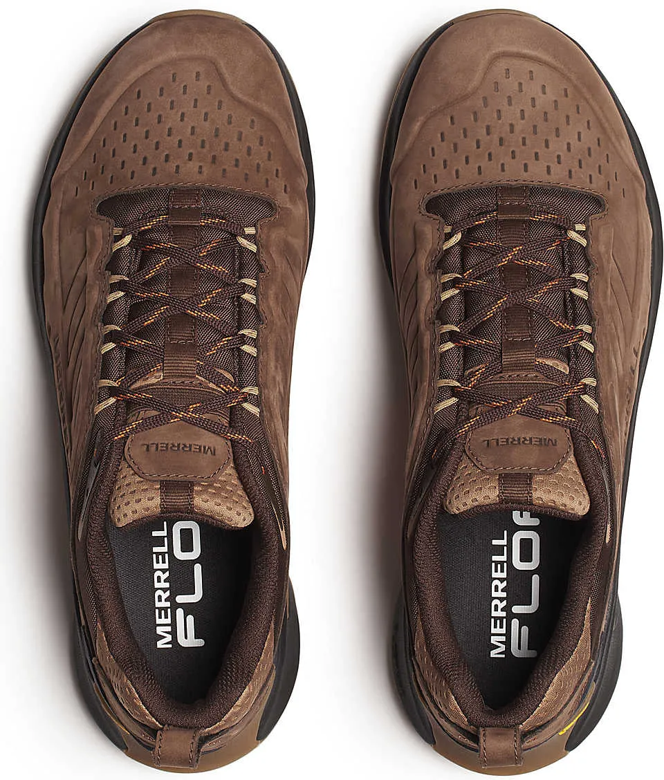 Merrell Moab Speed 2 Leather Waterproof Mens Walking Shoes - Brown Campsite Ready