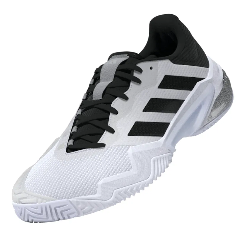 Breathable Adidas Barricade 13 Mens White/Core Black/Grey Three Tennis Shoes