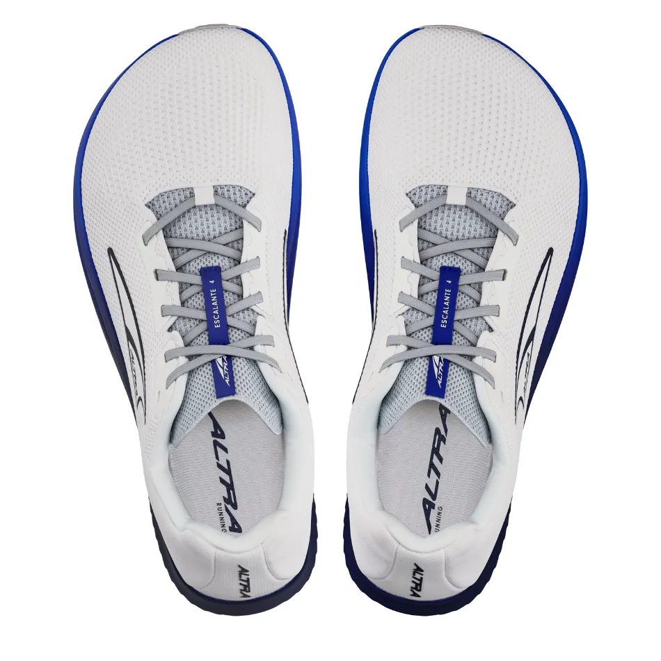 Altra Men's Escalante 4 Running Shoes in White/Blue AW25 hill - training