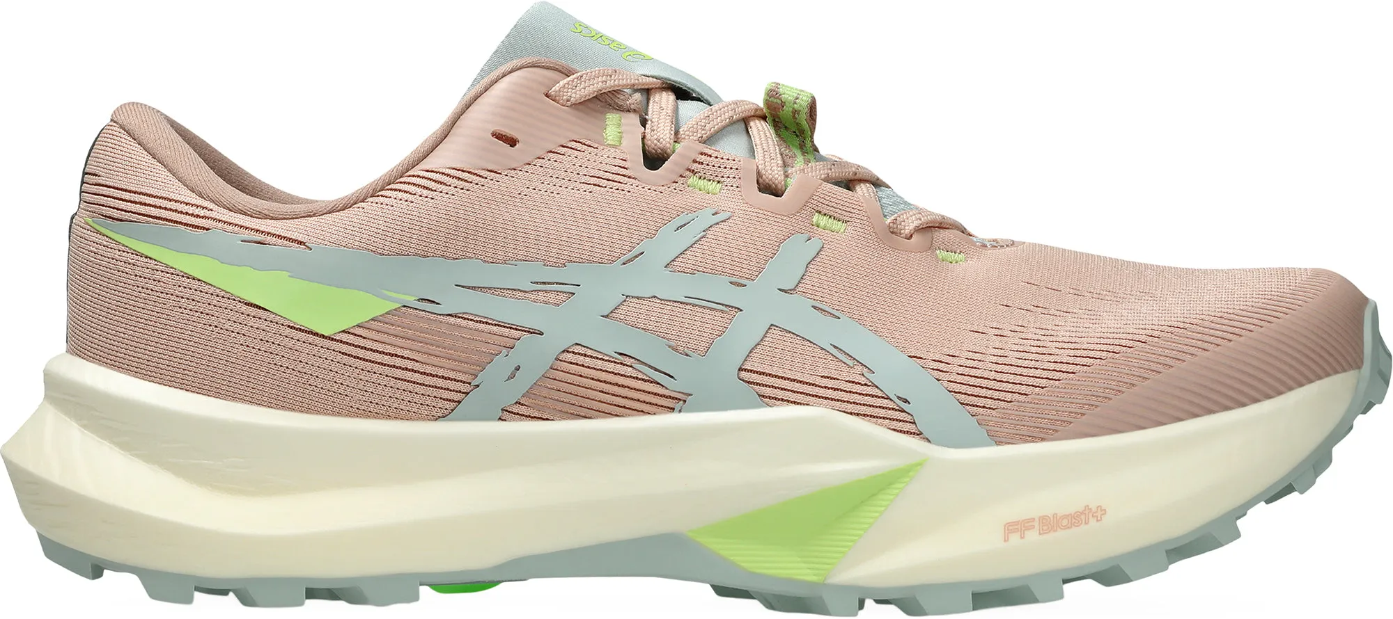 Asics Fuji Lite 6 Womens Trail Running Shoes - Pink Agility Moves