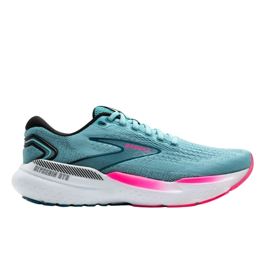 Bright Neon Calm Mood brooks Glycerin GTS 21 Women's Running Shoes