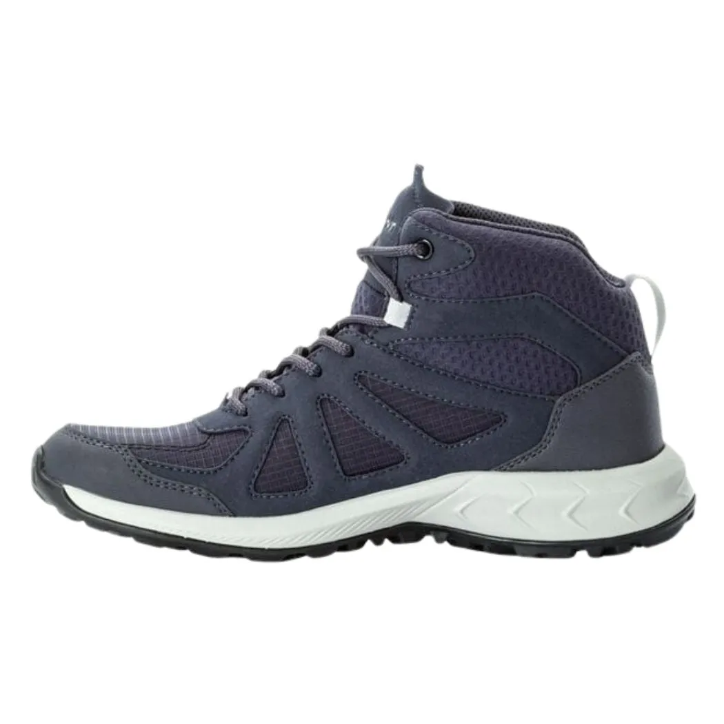 French Soft jack wolfskin Woodland 2 Texapore Mid Women's Waterproof Hiking Shoes