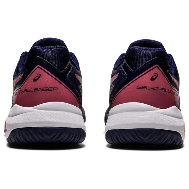 Sweat Control Foot Protection Asics Womens Gel Challenger 13 Tennis Shoes - Peacoat/Smokey Rose