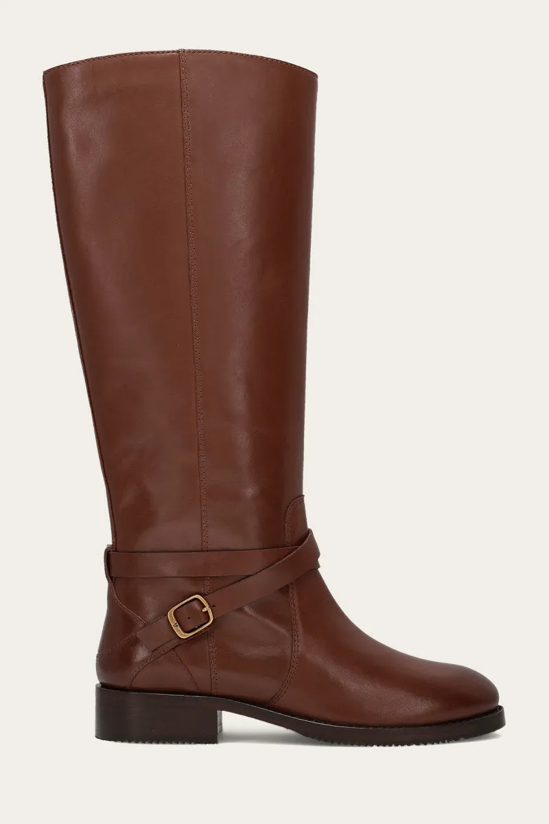 Shockproof Month Strong Melissa Belted Riding Wide Calf