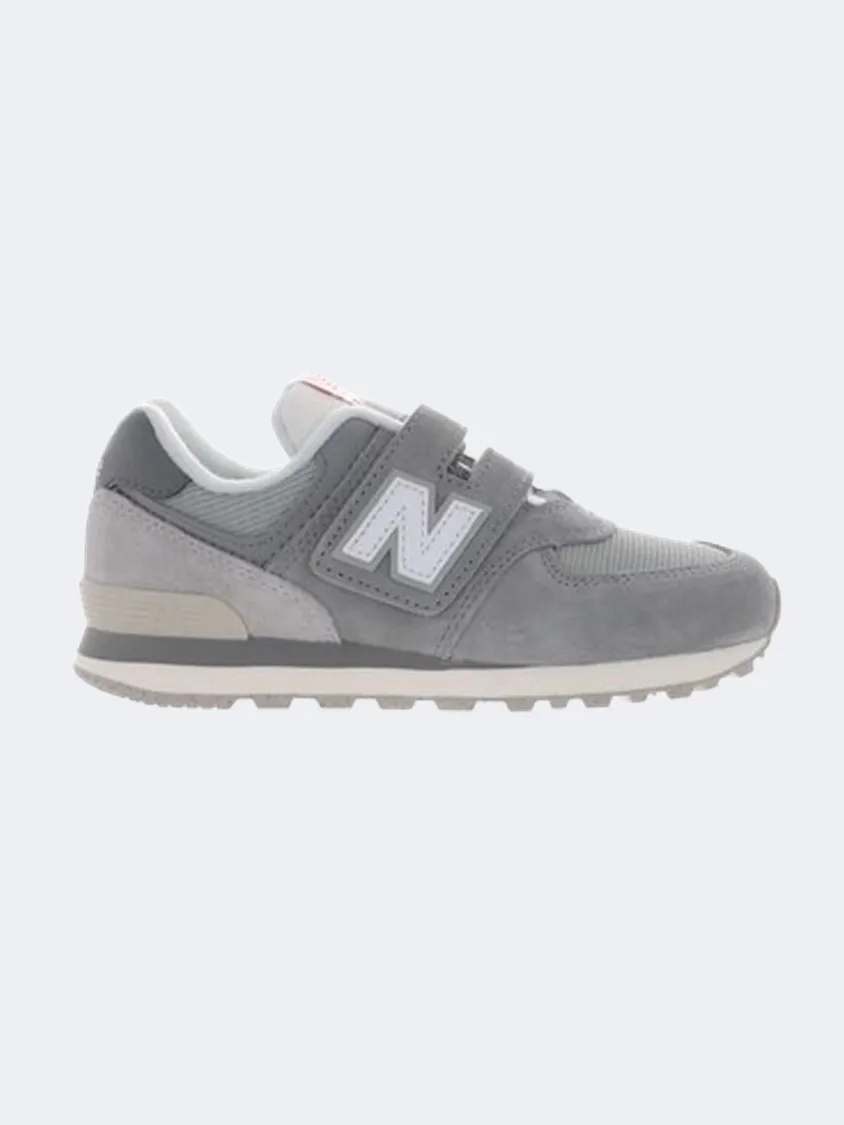 New Balance 574 Ps Boys Lifestyle Shoes Slate Grey Trail Strong Indoor