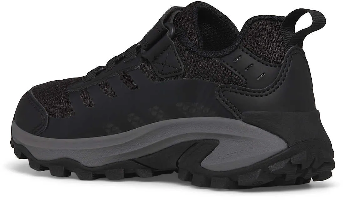 Stability Design Water Safe Merrell Moab Speed 2 A/C Waterproof Childrens Walking Shoes - Black