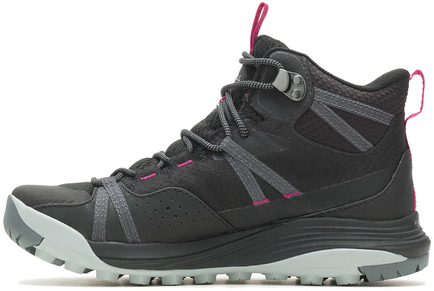 Merrell Siren 4 Mid GORE-TEX Womens Walking Boots - Black Sturdy Construction Long Hike Support