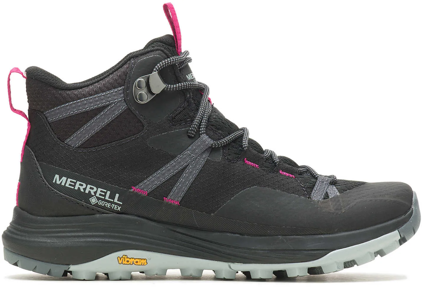 Merrell Siren 4 Mid GORE-TEX Womens Walking Boots - Black Water-Resistant Protection Waterproof footwear