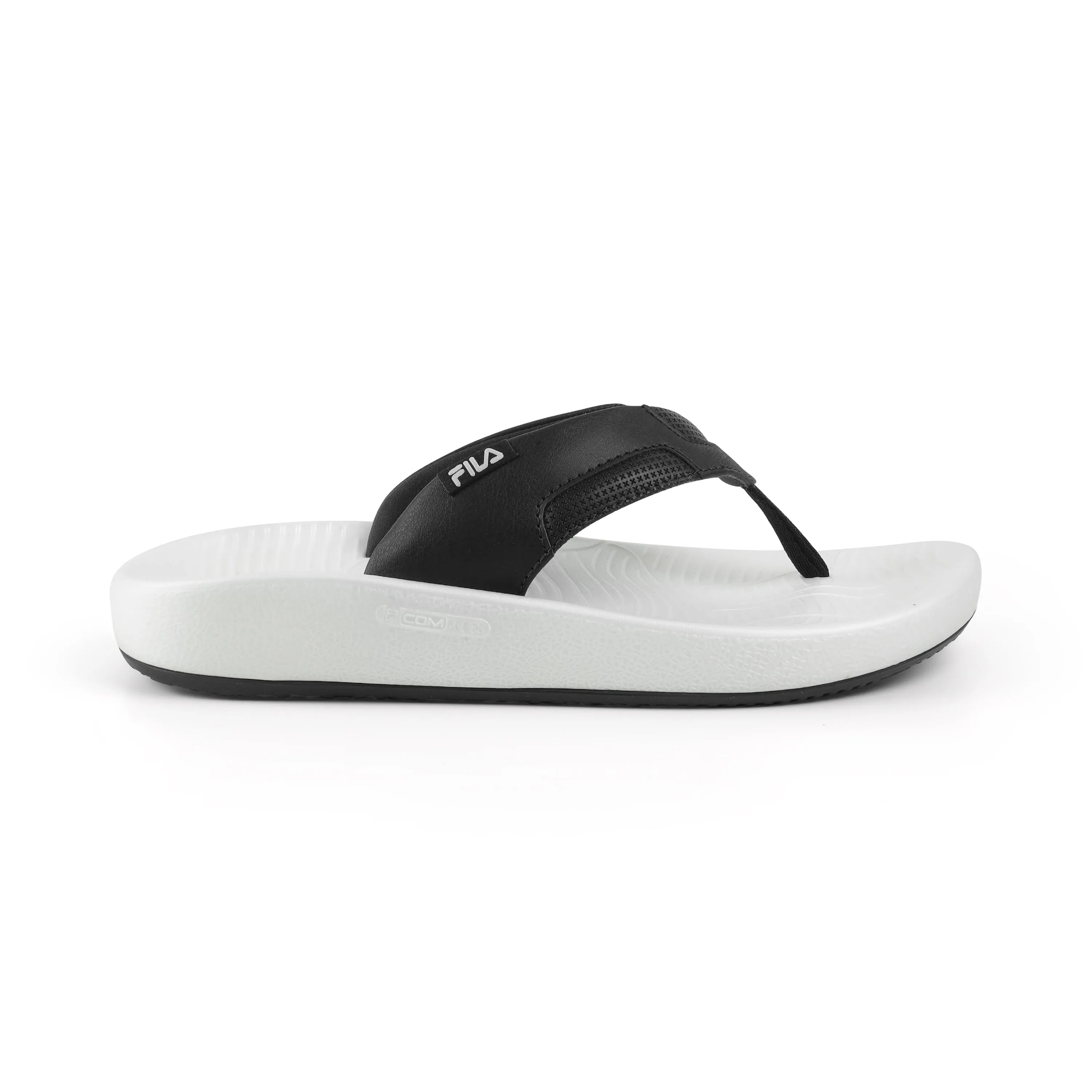 Fila Men Black Ario Dual Thong Stretchable Soft Cushioning