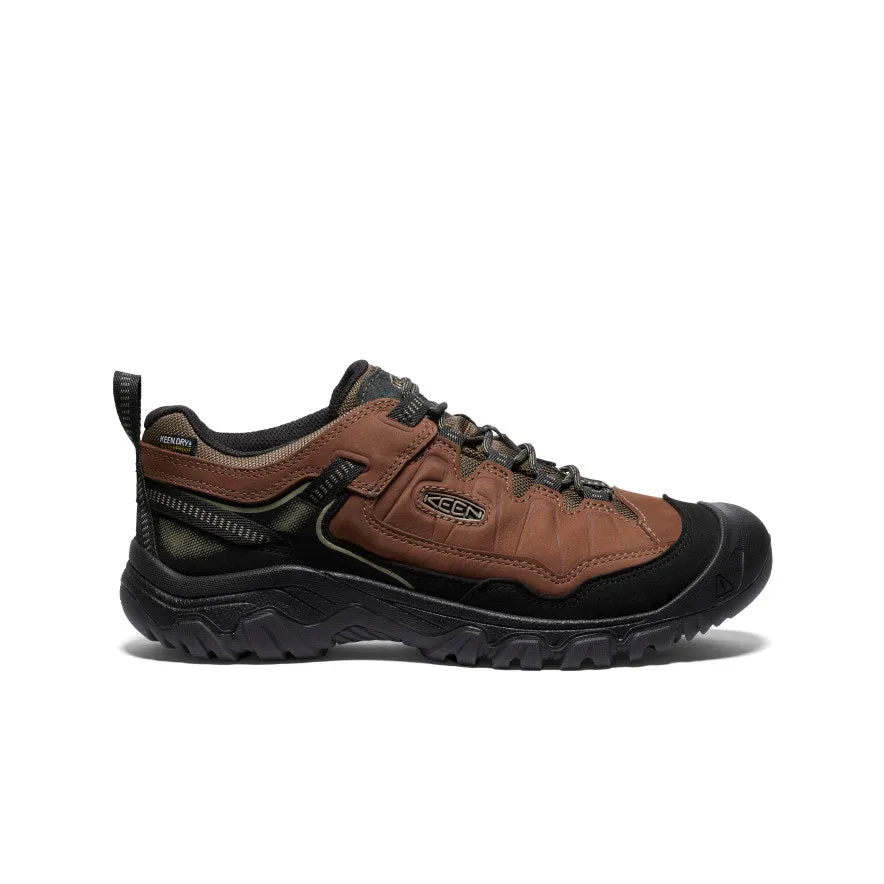 Men's Targhee IV Wide Waterproof Hiking Shoe  |  Bison/Black Urban Activity Shock absorption