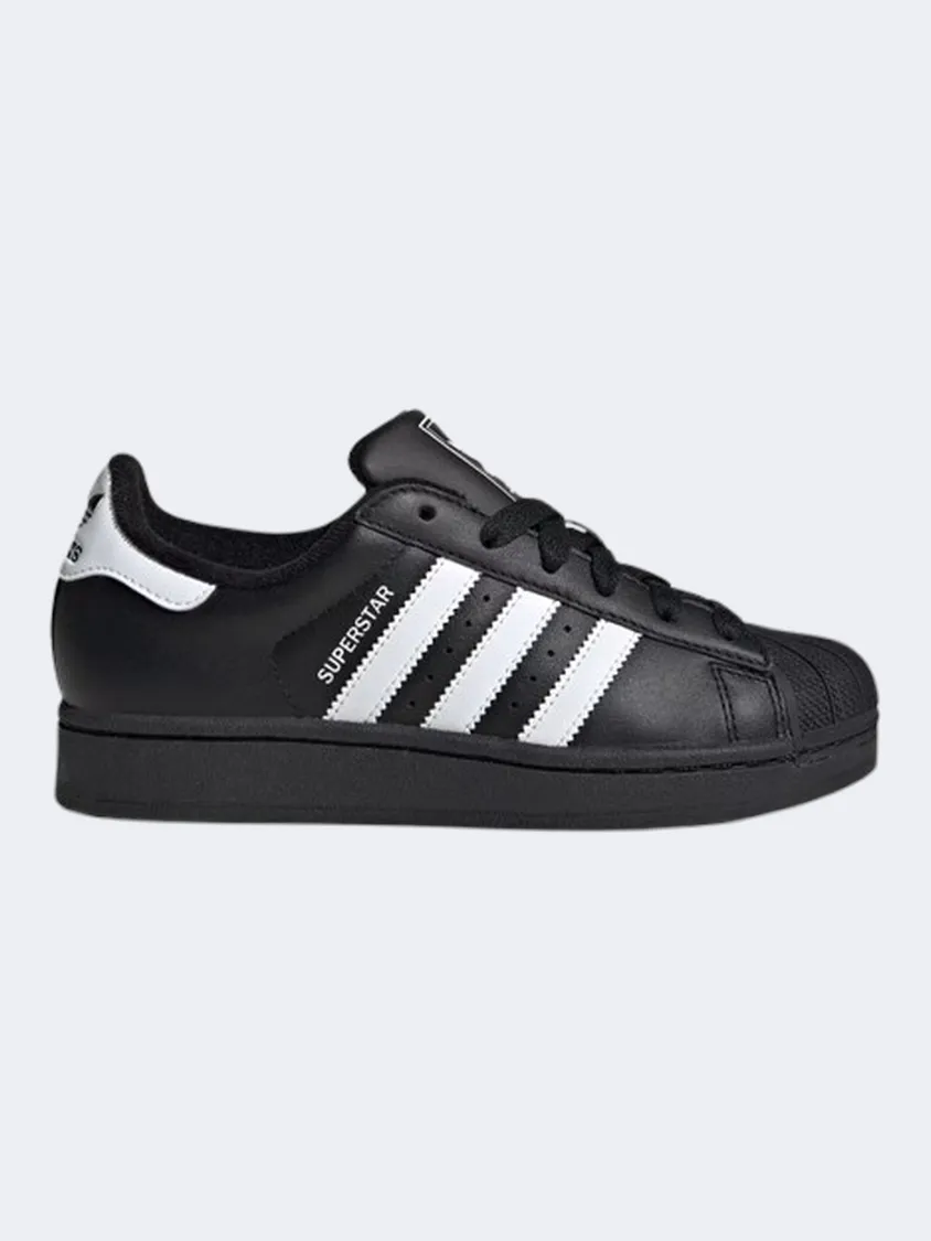 Adidas Superstar Ii Gs Original Shoes Black/White Beauty Walk